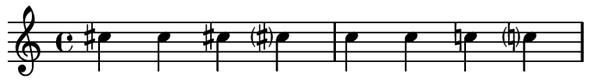 forced accidentals